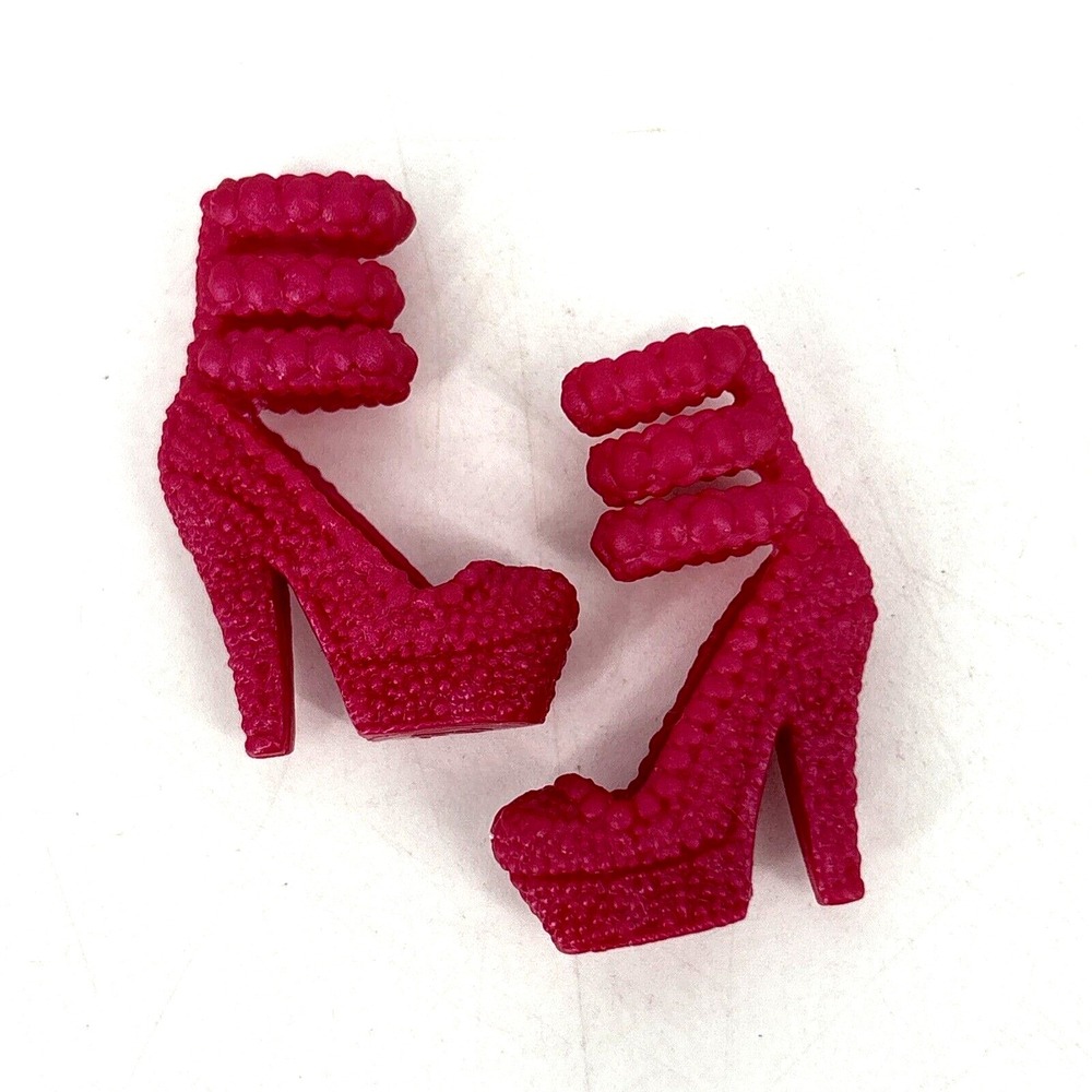 LIFE in the DREAM HOUSE FASHIONISTA Barbie Doll‎ PINK HIGH HEEL Dress SHOE